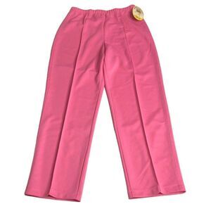 Vintage Country Craft Pants Womens 20 Pink Pull On High Rise Barbie 70s 80s NOS